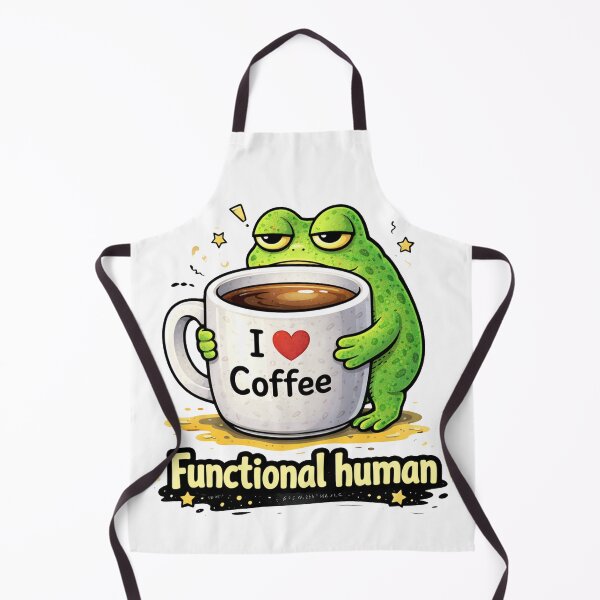 Item preview, Functional Human Funny Frog Coffee designed and sold by MonkiFlipp.