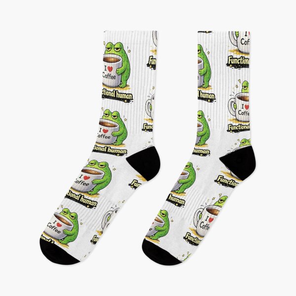 Item preview, Functional Human Funny Frog Coffee designed and sold by MonkiFlipp.