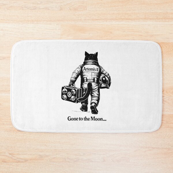 Item preview, Artemis II Gone To The Moon Mission Cat Astronaut designed and sold by koffmannohe.