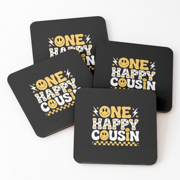 Item preview, One Happy Cousin 1st Smile Face Birthday Family Matching designed and sold by RonnasJackson.
