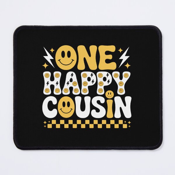 Item preview, One Happy Cousin 1st Smile Face Birthday Family Matching designed and sold by RonnasJackson.