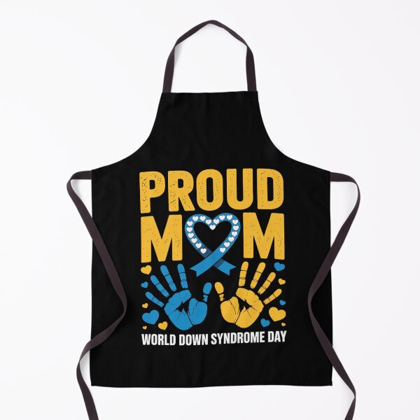 Item preview, Proud mom world down syndrome awareness day ribbon designed and sold by RonnasJackson.