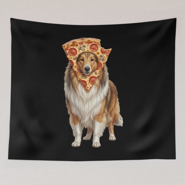 Item preview, Funny Collie Pizza Meme Dog Mom Dad Lover designed and sold by TerryConnells.