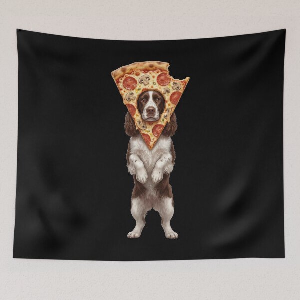 Item preview, Funny English Springer Spaniel Pizza Meme Dog Mom Dad Lover designed and sold by TerryConnells.