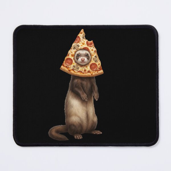 Item preview, Funny Ferret Pizza Meme Animal Lover designed and sold by TerryConnells.