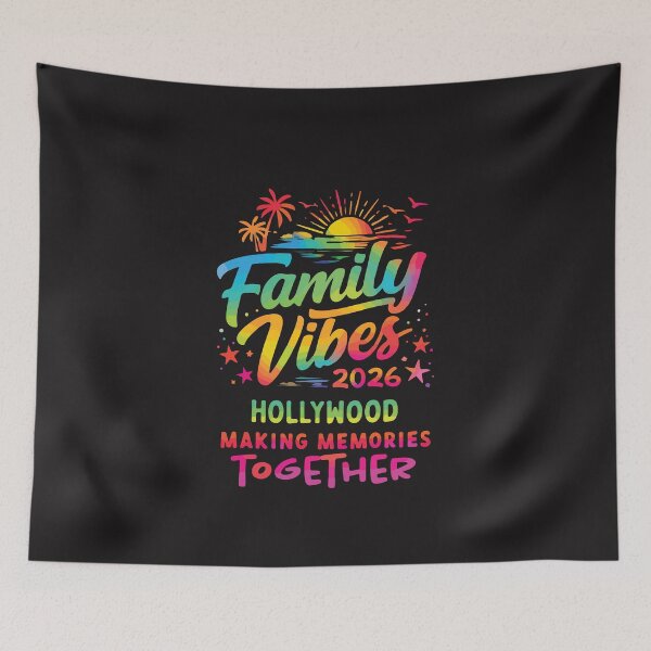Item preview, Family Vacation 2026 Hollywood Trip Matching Family Group Design designed and sold by kiralynstration.