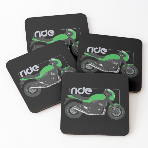 Item preview, Green Ride Sport Bike Minimalist Motorcycle designed and sold by FroggyBaBoy.