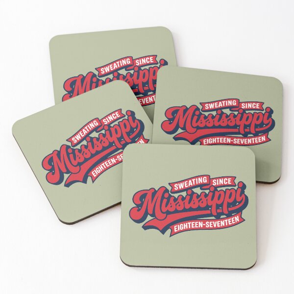 Item preview, Vintage Mississippi Retro Script Sweating Since 1817 Humidity Humor designed and sold by Cozy-Old-Pub.