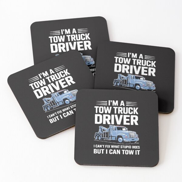 Item preview, Funny Tow Truck Driver Towing Humor Trucker Gift Design designed and sold by kiralynstration.