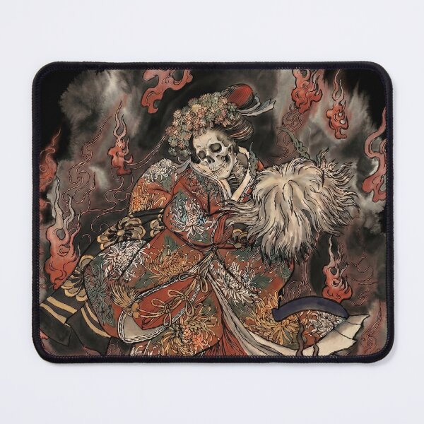 Item preview, UkiyoeRemix#4 Yurei Soul (幽魂) Japanese Ghost Skull Art designed and sold by kikunoT.