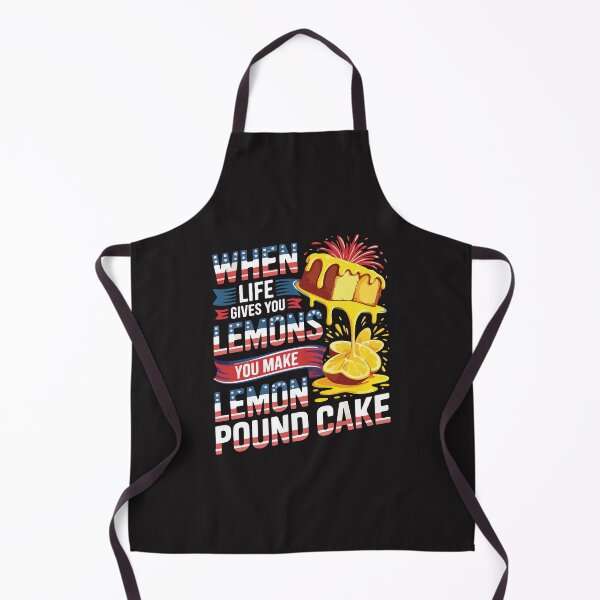 Item preview, When Life Gives You Lemons Make Lemon Pound Cake Funny Baking Design designed and sold by kiralynstration.