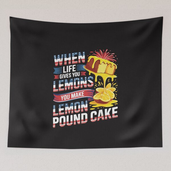 Item preview, When Life Gives You Lemons Make Lemon Pound Cake Funny Baking Design designed and sold by kiralynstration.