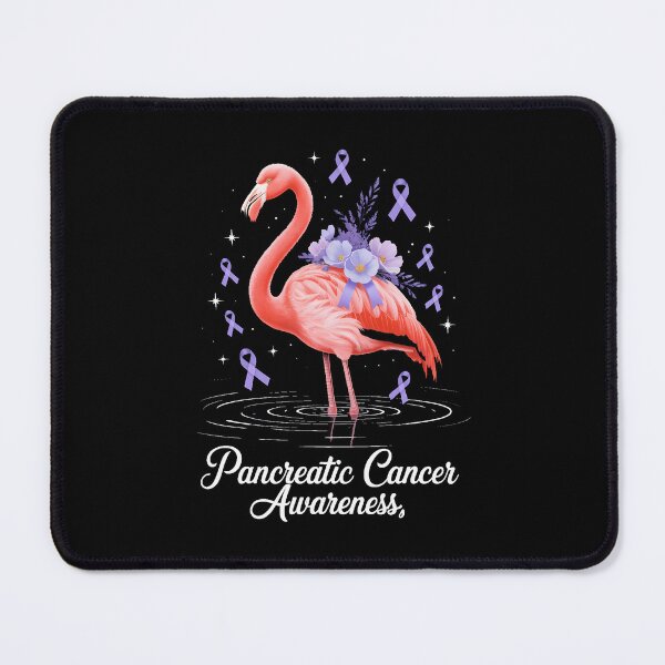 Item preview, Pink Flamingo & Purple Ribbon Pancreatic Cancer Awareness designed and sold by VENOM0RIOT.