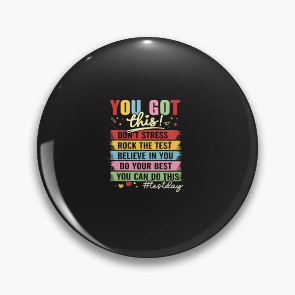 Item preview, You Got This Don’t Stress Rock The Test Funny Test Day Teacher Design designed and sold by kiralynstration.