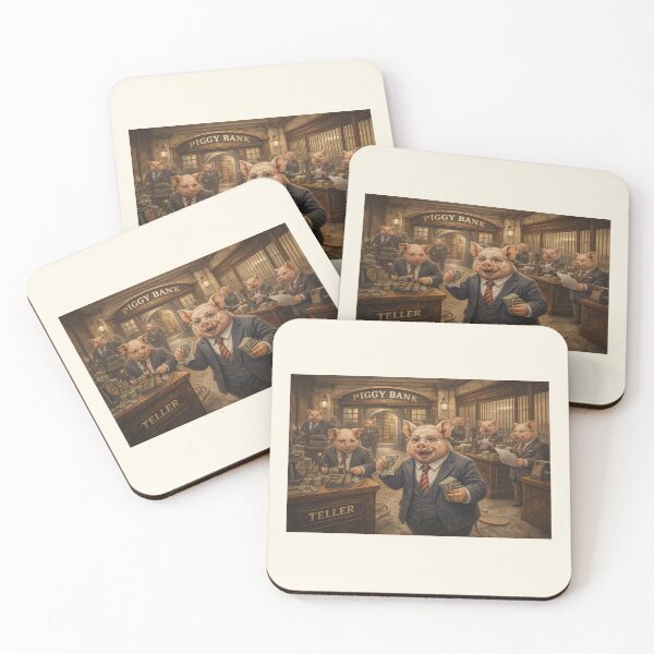 Item preview, Piggy Bank Money Saving Funny Design designed and sold by Hornace88studio.