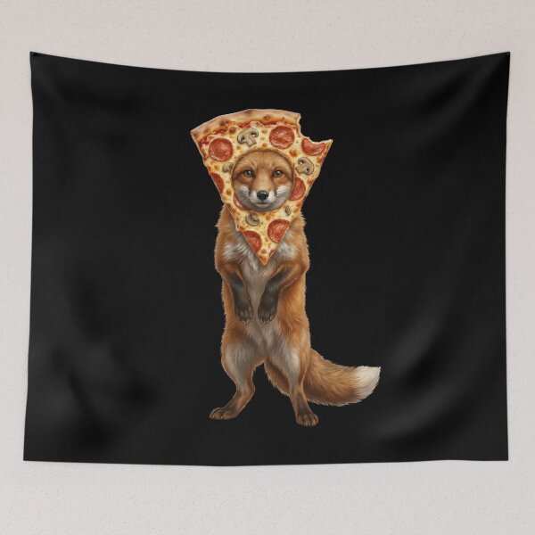 Item preview, Funny Fox Pizza Meme Animal Lover designed and sold by TerryConnells.