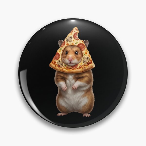 Item preview, Funny Hamster Pizza Meme Animal Lover designed and sold by TerryConnells.