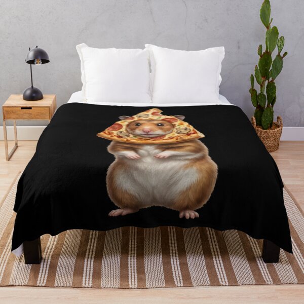 Item preview, Funny Hamster Pizza Meme Animal Lover designed and sold by TerryConnells.