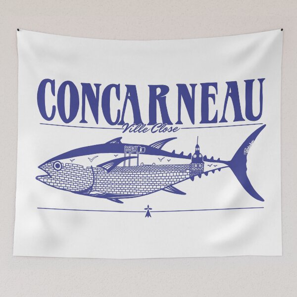 Item preview, Concarneau Tuna Closed City designed and sold by petiteToulon.