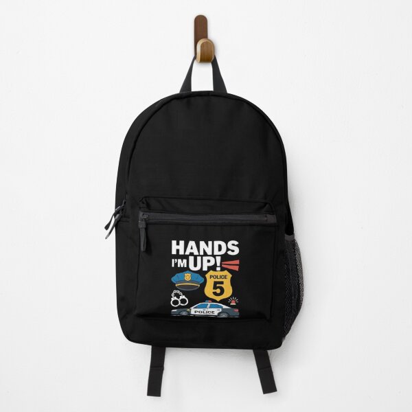 Item preview, Party Birthday Police Birthday Hands Up I’m Five Years Old designed and sold by RonnasJackson.