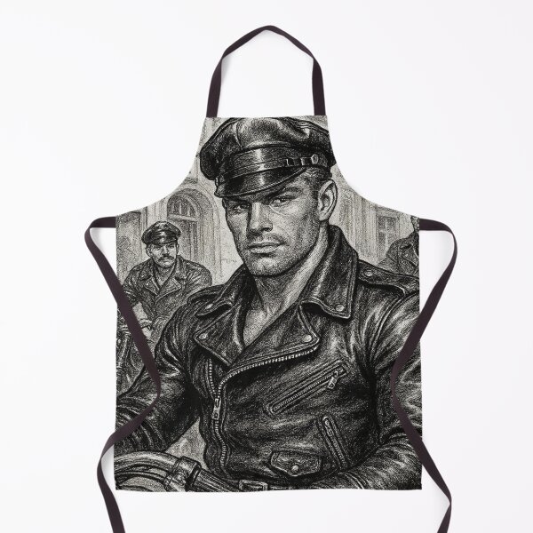 Item preview, Vintage Berlin Leather Bikers German Gay Pride Defiant Currency Tom of Finland Tribute Gay Pride Graphic Design designed and sold by ItsAKinkThing.