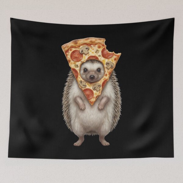 Item preview, Funny Hedgehog Pizza Meme Animal Lover designed and sold by TerryConnells.