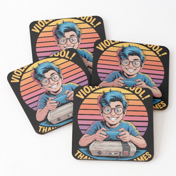 Item preview, Violence Is Cool Thanks Video Games Funny designed and sold by creatinkhavnica.