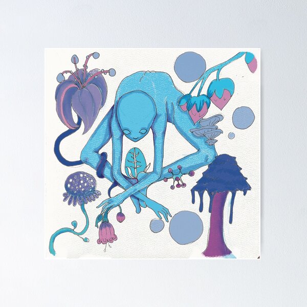 Item preview, Alien Futuristic Plants designed and sold by Cheeshka.