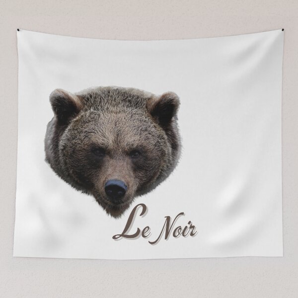 Item preview, Le Noir – Bear Head Minimal Logo designed and sold by Dotadoari.
