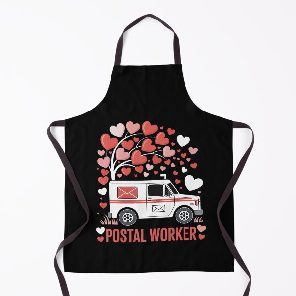 Item preview, Postal Worker Valentine's Day Postal Truck Mailman designed and sold by RonnasJackson.