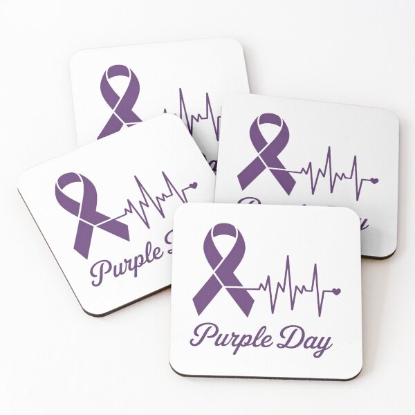 Item preview, Pancreatic Cancer Pancreatic Cancer Awareness Purple Ribbon Warrior Purple Day designed and sold by papertaless.
