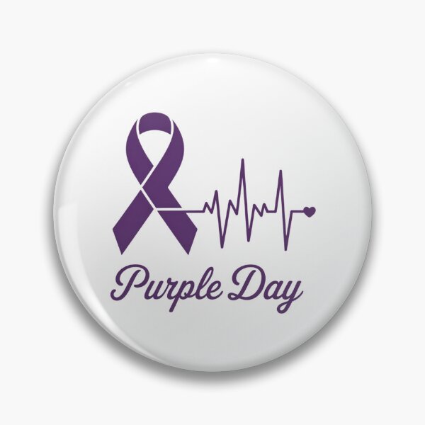 Item preview, Pancreatic Cancer Pancreatic Cancer Awareness Purple Ribbon Warrior Purple Day designed and sold by papertaless.