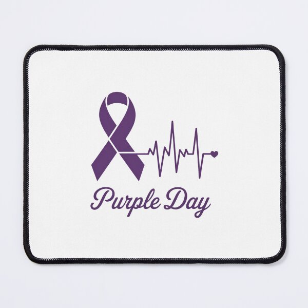 Item preview, Pancreatic Cancer Pancreatic Cancer Awareness Purple Ribbon Warrior Purple Day designed and sold by papertaless.