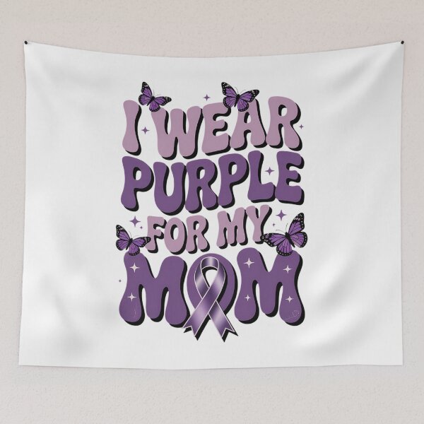 Item preview, Pancreatic Cancer Purple ribbon Cancer Awareness designed and sold by papertaless.