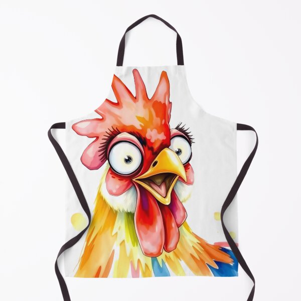 Item preview, Surprised rooster designed and sold by Serene Strokes Art.