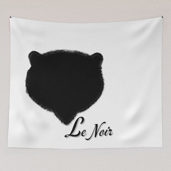 Item preview, Le Noir – Bear Head Shadow Logo designed and sold by Dotadoari.