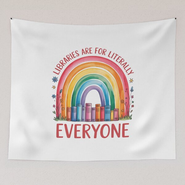 Item preview, Pride Book Rainbow for LGBTQ Librarian Pride Month Reading for Teacher Gay Lesbian Couple Book designed and sold by VENOM0RIOT.