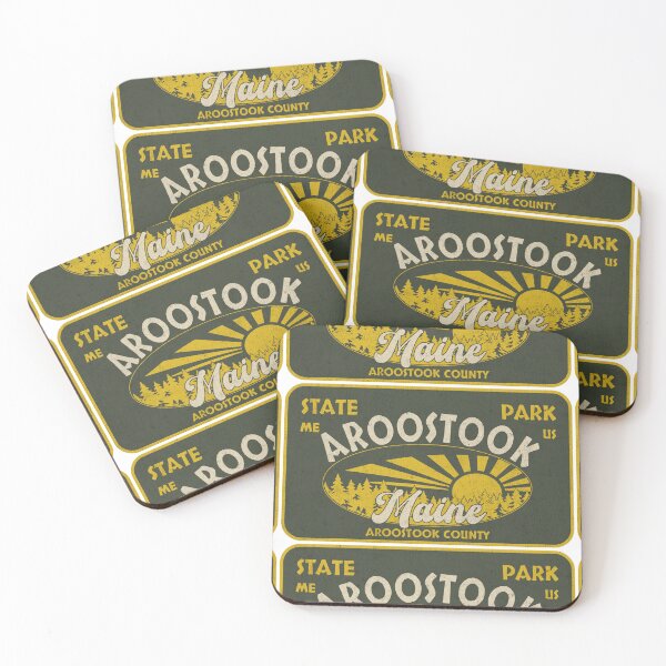 Item preview, Aroostook State Park, Aroostook County, Maine, badge design designed and sold by Wanderful-roads.