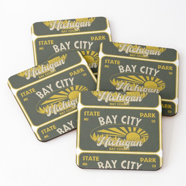 Item preview, Bay City State Park, Bay County, Michigan, badge design designed and sold by Wanderful-roads.