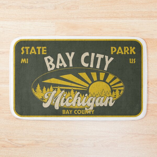 Item preview, Bay City State Park, Bay County, Michigan, badge design designed and sold by Wanderful-roads.