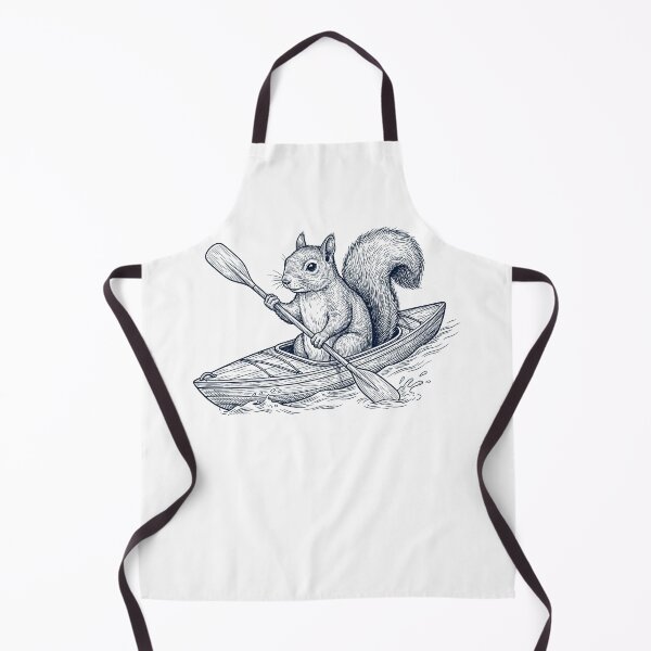 Item preview, Vintage Squirrel Kayaking Water Sports Animal Lover designed and sold by DoodleTortle.