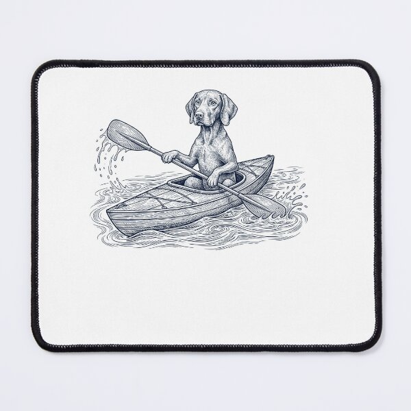 Item preview, Vintage Vizsla Kayaking Water Sports Dog Lover designed and sold by DoodleTortle.