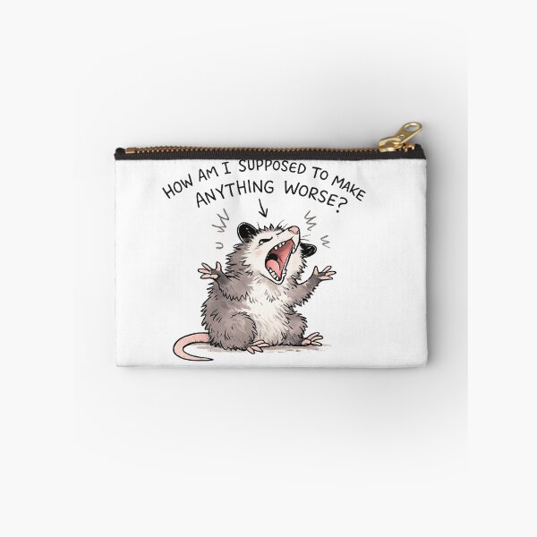 Item preview, Funny Opossum Meme Shirt, How Am I Supposed To Make Anything Worse, Chaotic Energy Animal, Sarcastic Humor Tee, Trash Panda Vibes designed and sold by Harbidge.