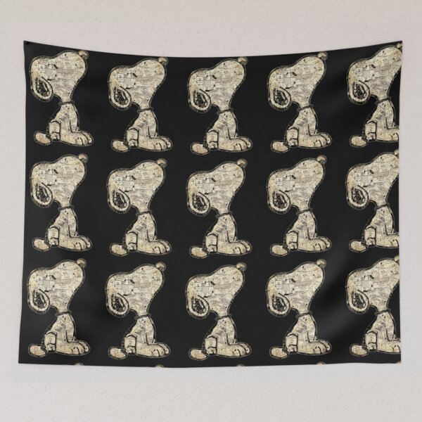 Item preview, Snoopy Comic Strip Collage Silhouette designed and sold by shopmamabite.