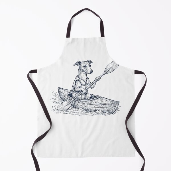 Item preview, Vintage Whippet Kayaking Water Sports Dog Lover designed and sold by DoodleTortle.