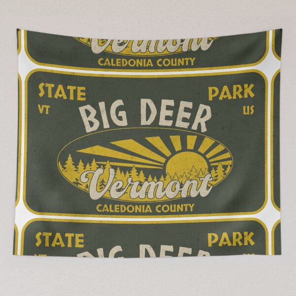 Item preview, Big Deer State Park, Caledonia County, Vermont, badge design designed and sold by Wanderful-roads.