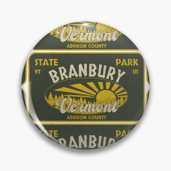 Item preview, Branbury State Park, Addison County, Vermont, badge design designed and sold by Wanderful-roads.