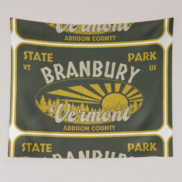 Item preview, Branbury State Park, Addison County, Vermont, badge design designed and sold by Wanderful-roads.