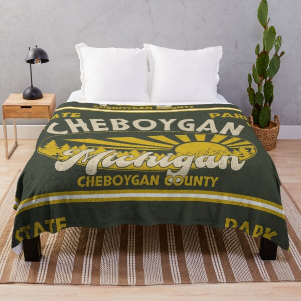 Item preview, Cheboygan State Park, Cheboygan County, Michigan, badge design designed and sold by Wanderful-roads.