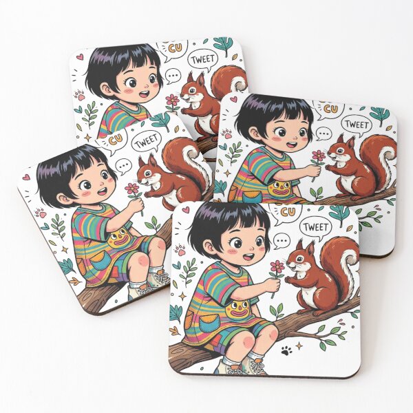 Item preview, The Girl on the Branch designed and sold by PP&RAINBOW SHOP.